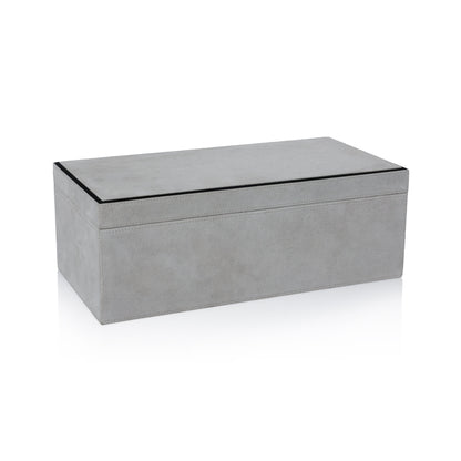 Arden Suede Leather Box - CARLYLE AVENUE