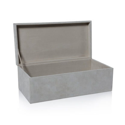Arden Suede Leather Box - CARLYLE AVENUE