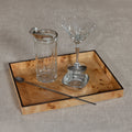 Valberg Burl Veneer All-Purpose Tray - Decorative Trays by Carlyle Avenue