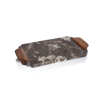 Mocha Marble Tray / Charcuterie Board - CARLYLE AVENUE