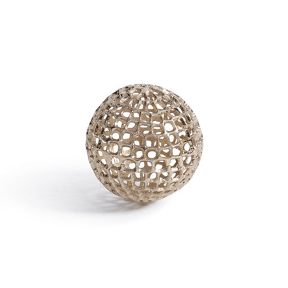 Decorative Alloy Orb - Gold - CARLYLE AVENUE