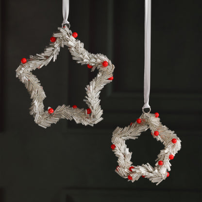 Beaded Star Ornament – Set of 6