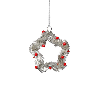 Beaded Star Ornament – Set of 6