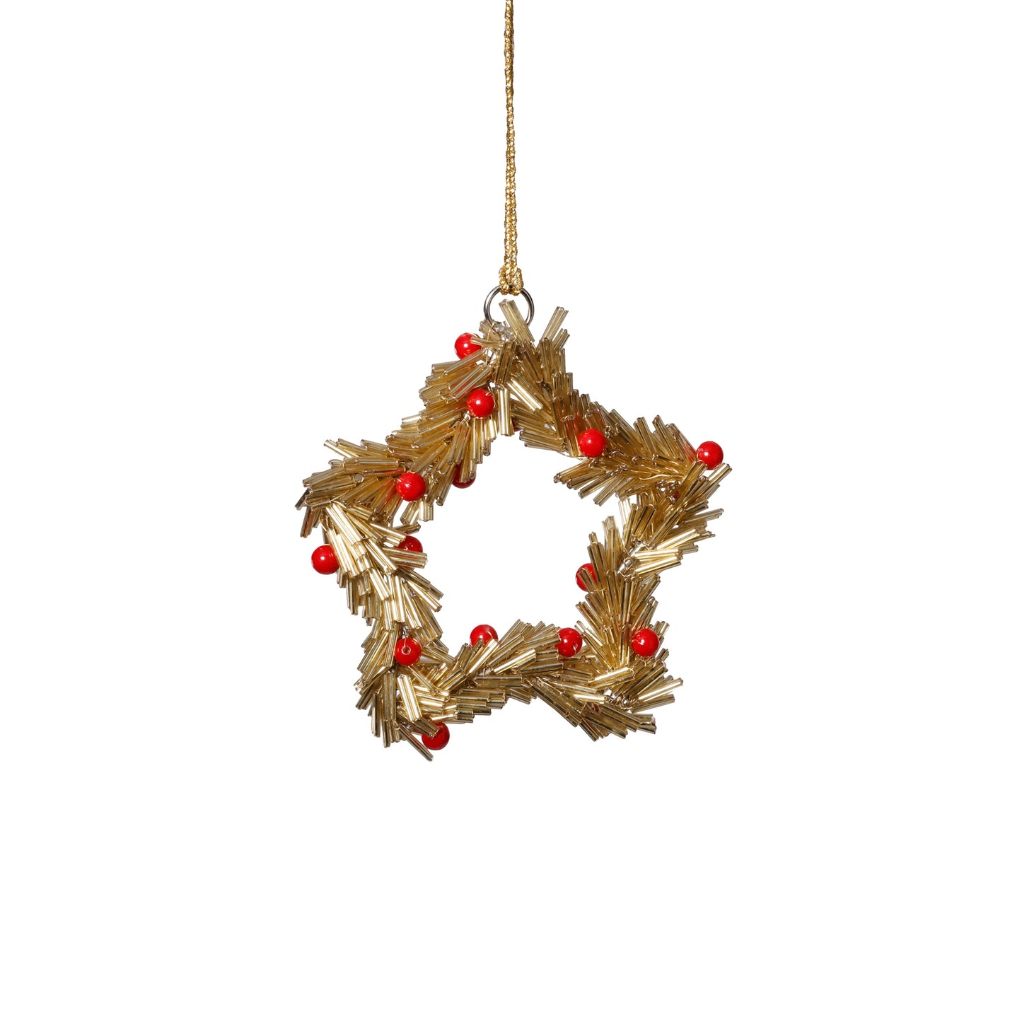 Beaded Star Ornament – Set of 6