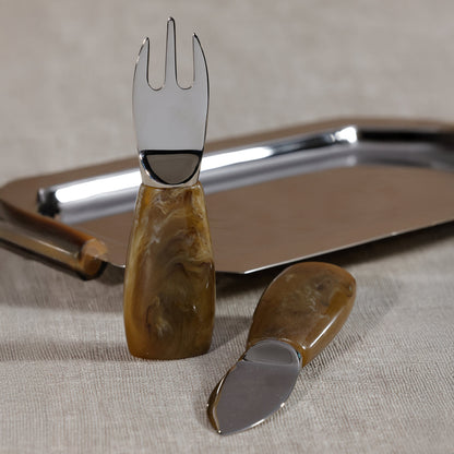 Cheese Set with Resin Handles - Boxed