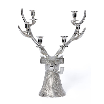Pipe-Lit Stag 6-Tier Candle Holder