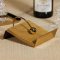 Sleek Cocktail Napkin Holder - Polished Gold - Napkin Holder by Carlyle Avenue