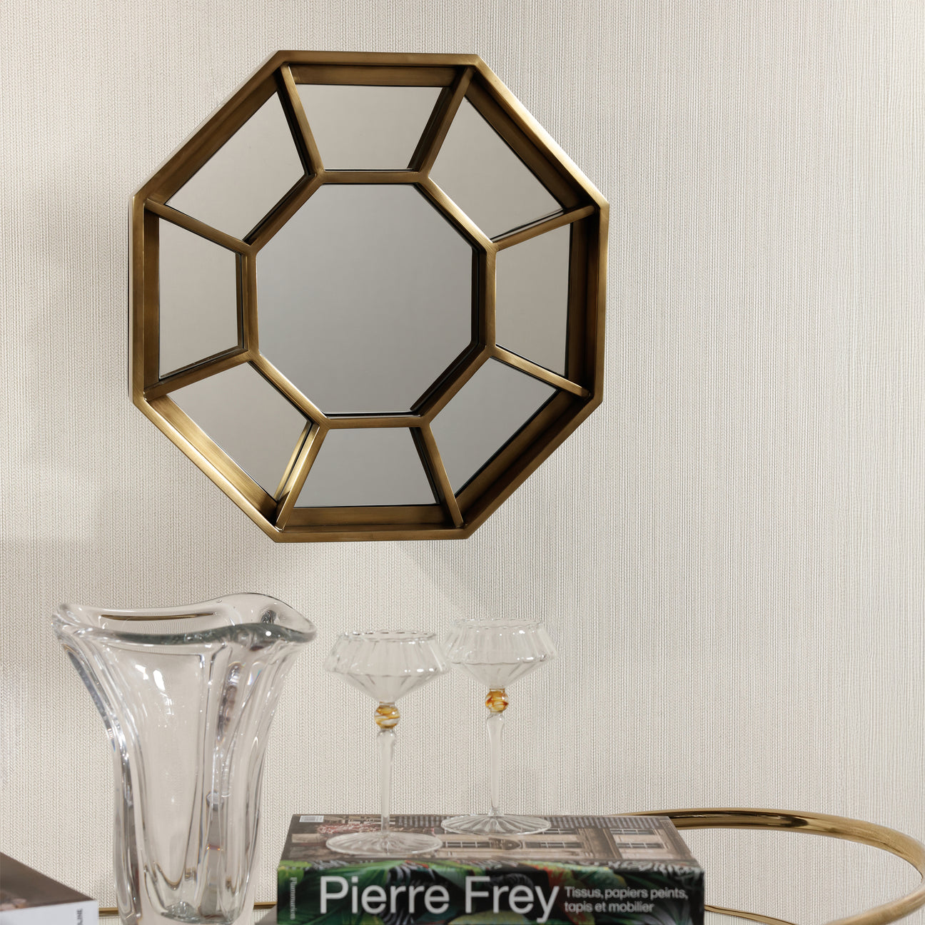 Celesta Hex Wall Mirror