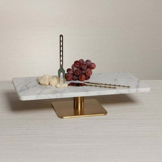 Bodega Cheese and Charcuterie Marble Serving Tray