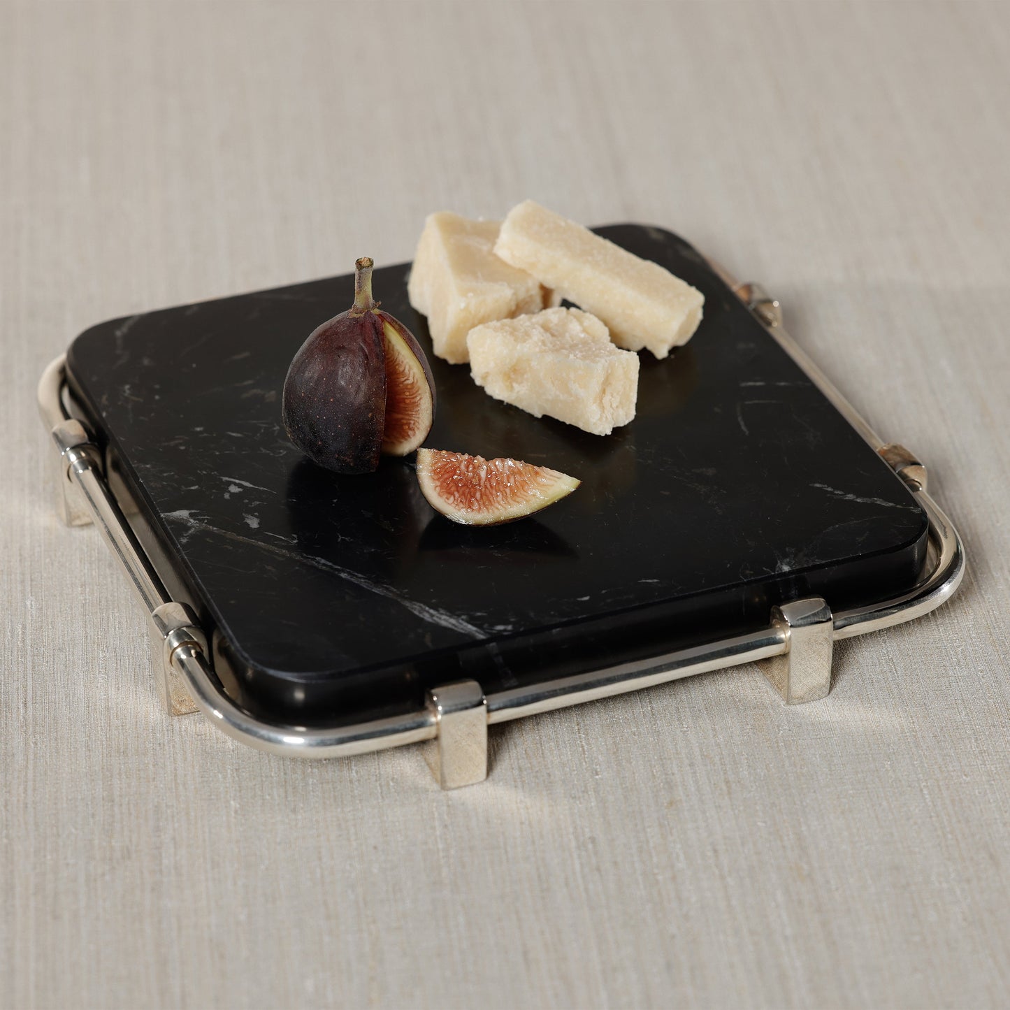 Ombra Cheese and Charcuterie Marble Serving Tray - Serveware by Carlyle Avenue