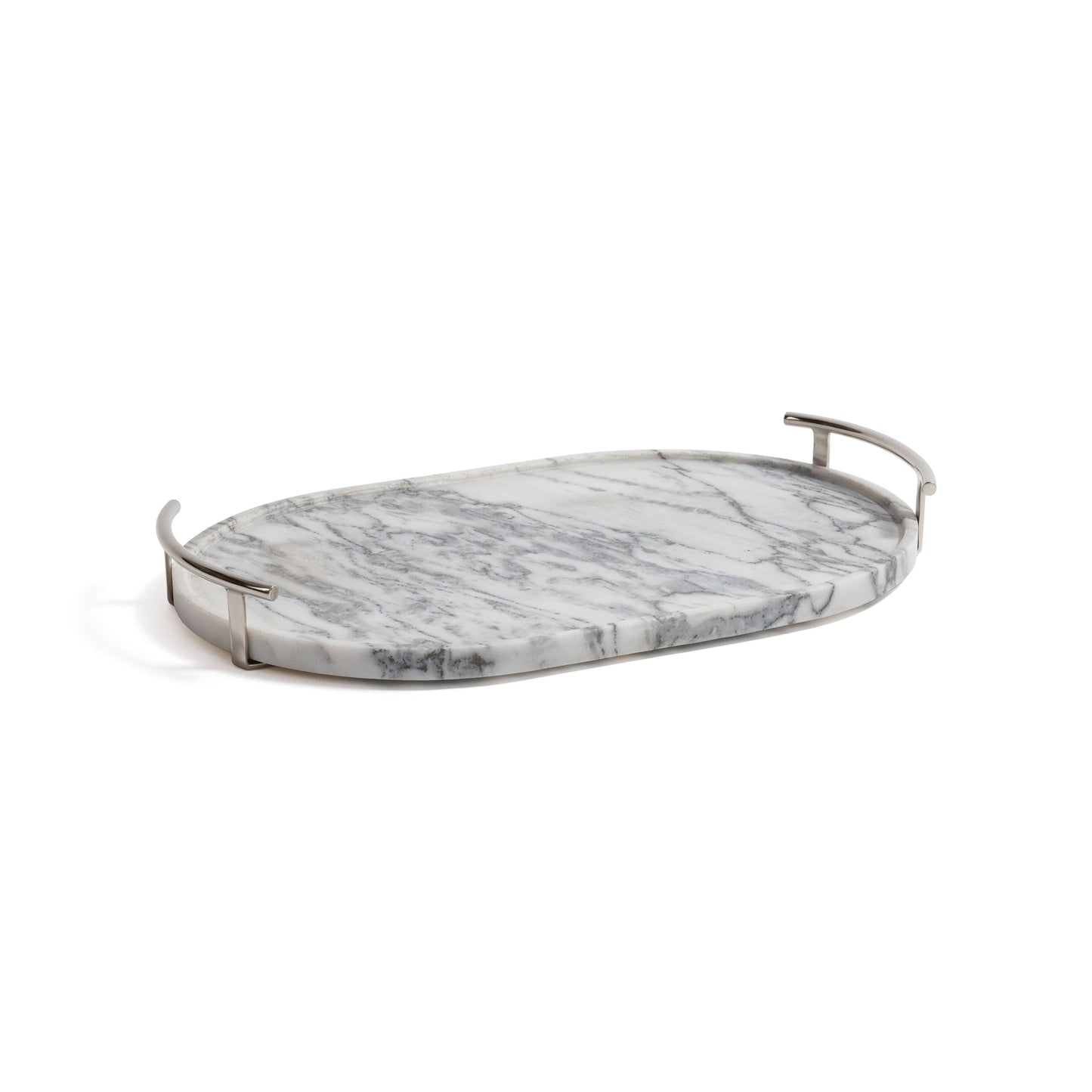 Luze Oval Marble Tray
