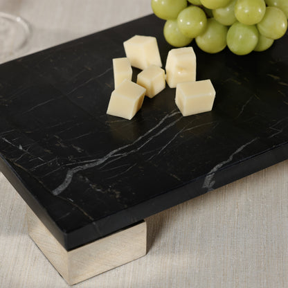 Roku Cheese and Charcuterie Marble Serving Tray