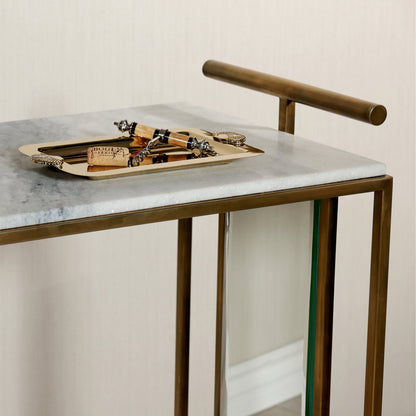 Soho Marble Bar Cart - Furniture by Carlyle Avenue