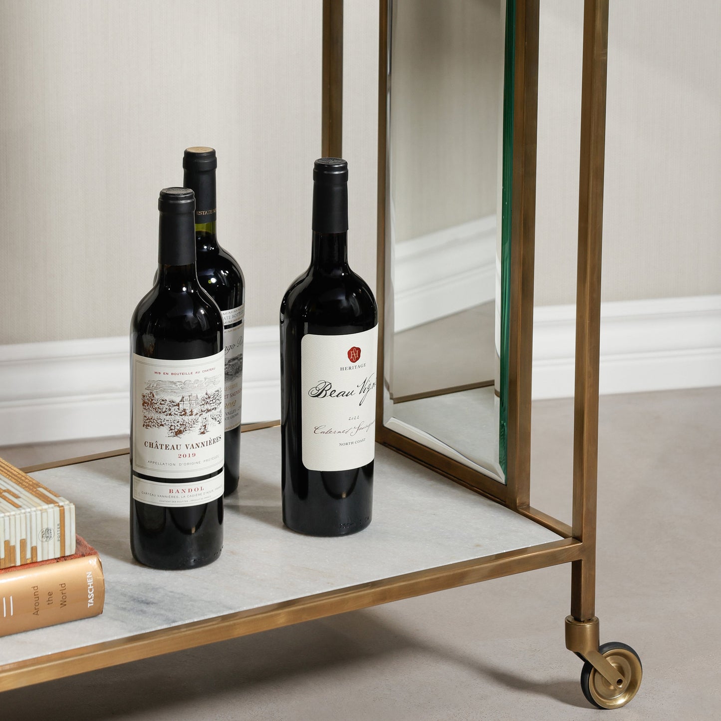 Soho Marble Bar Cart