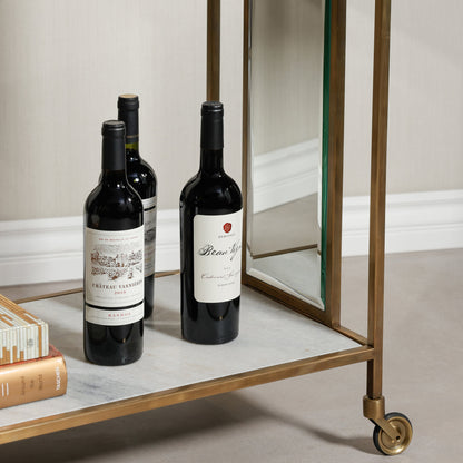 Soho Marble Bar Cart - Furniture by Carlyle Avenue