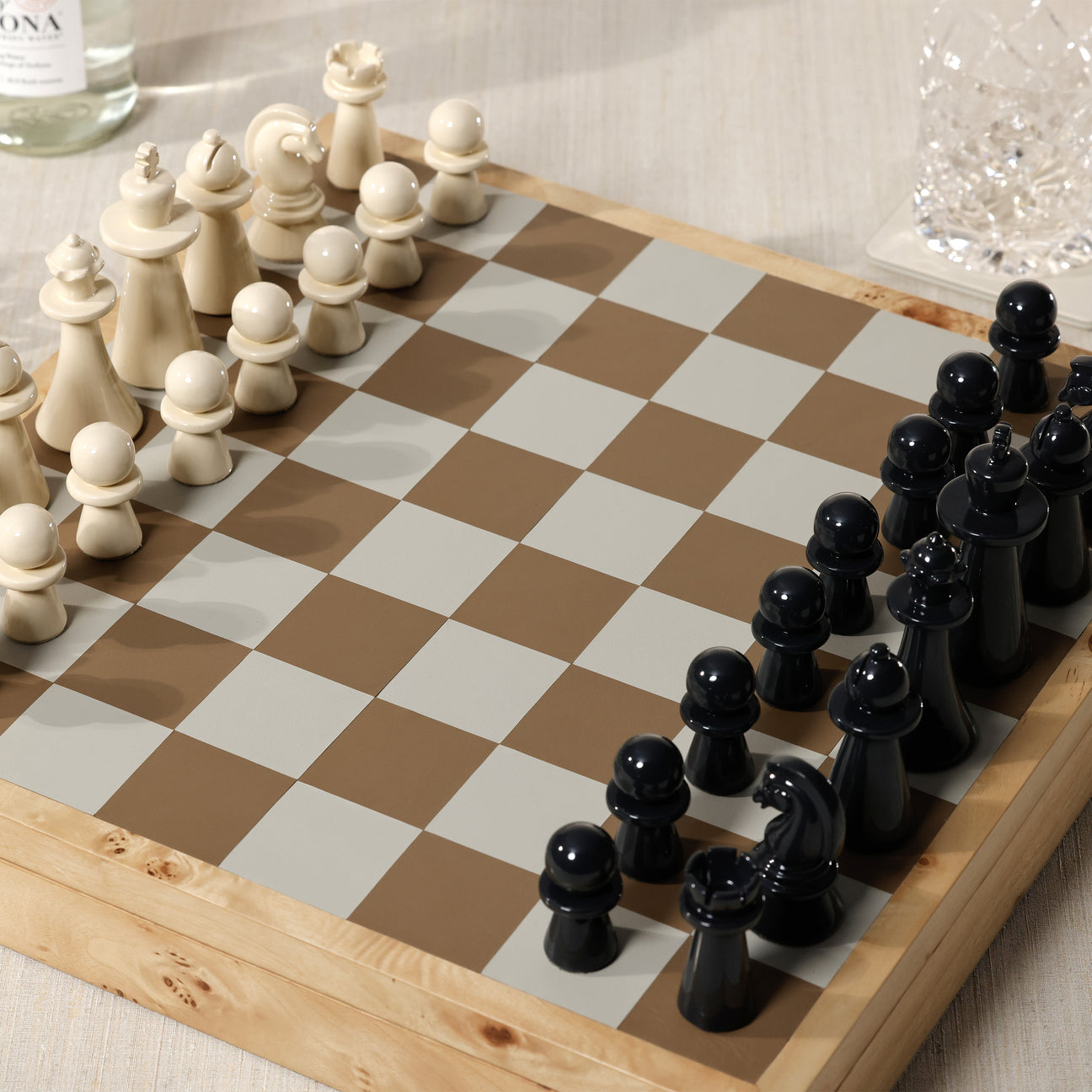 Copenhagen Chess / Checkers Set