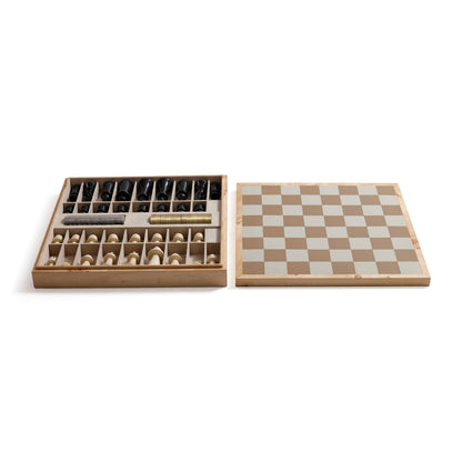 Copenhagen Chess / Checkers Set
