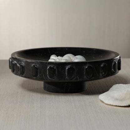 Marbella Bowl - Black Marquina