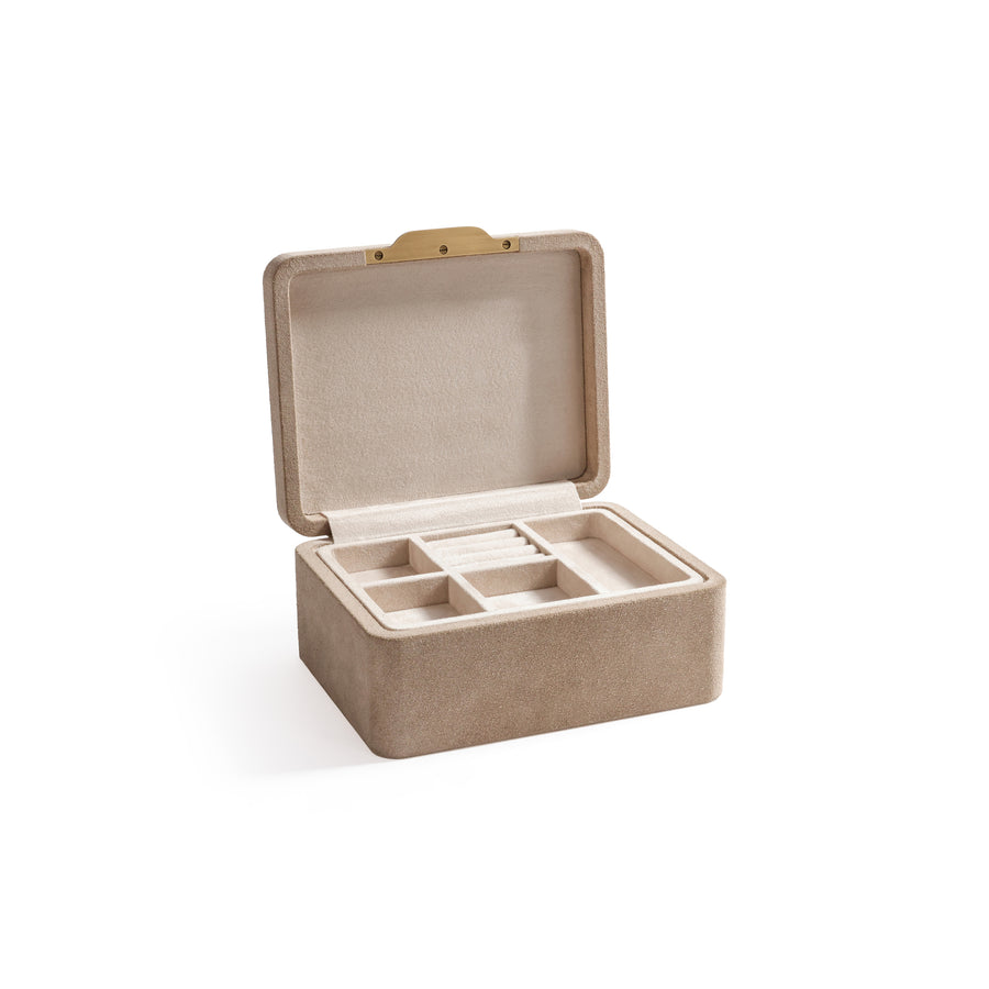 Linea Suede Jewelry Box