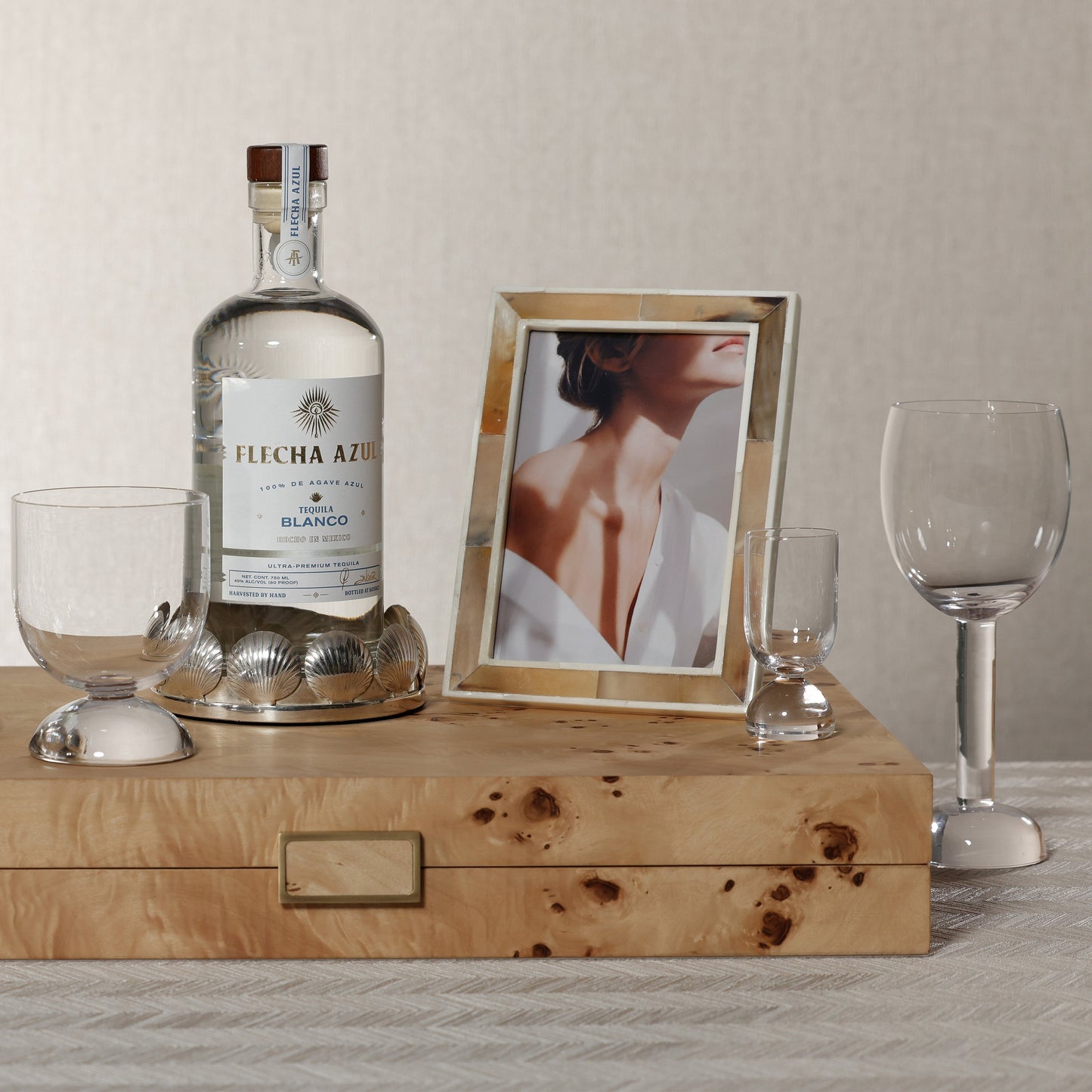 Sur Mer Shell Design Bottle Coaster