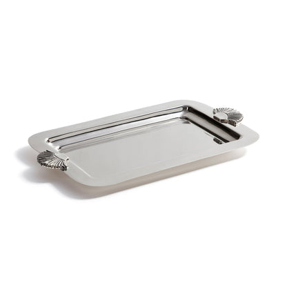 Cap Ferrat Fan Shell Design Serving Tray - Tray by Carlyle Avenue