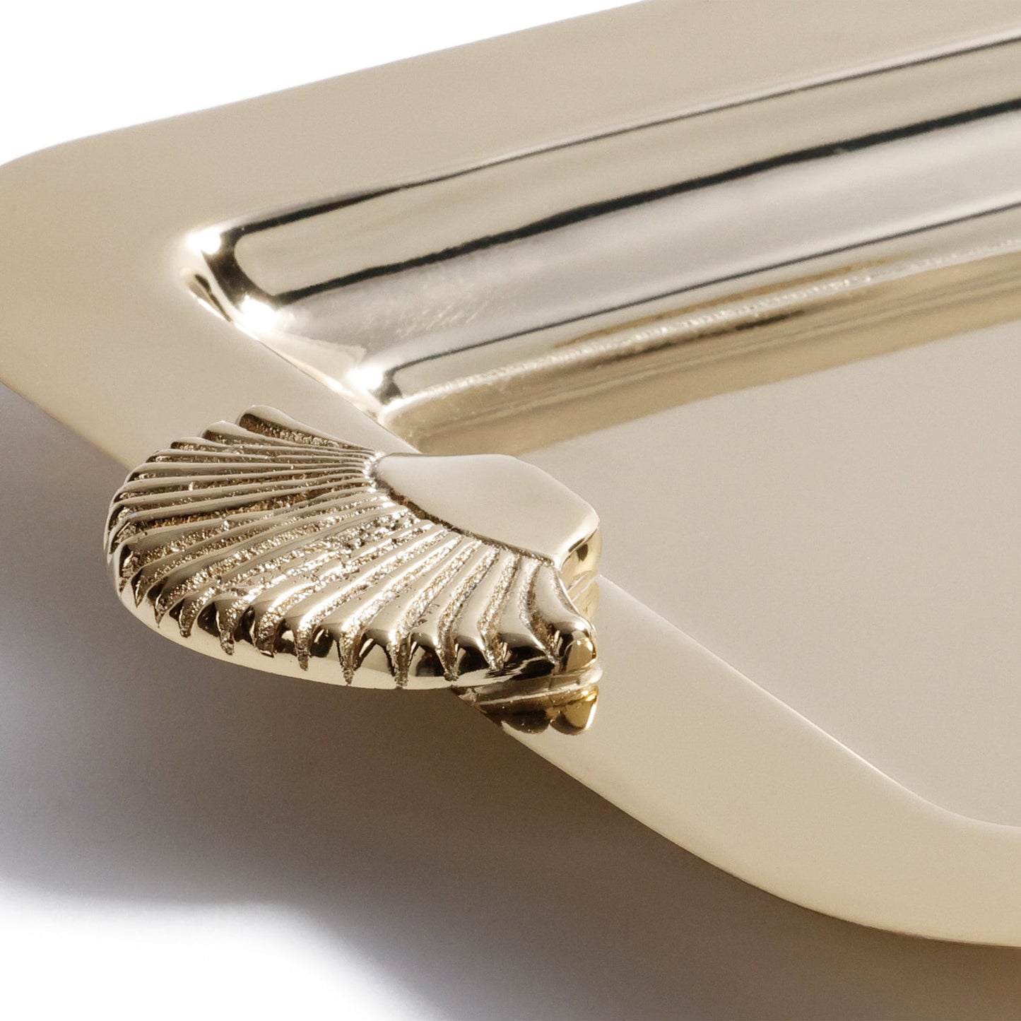 Cap Ferrat Fan Shell Design Serving Tray - CARLYLE AVENUE