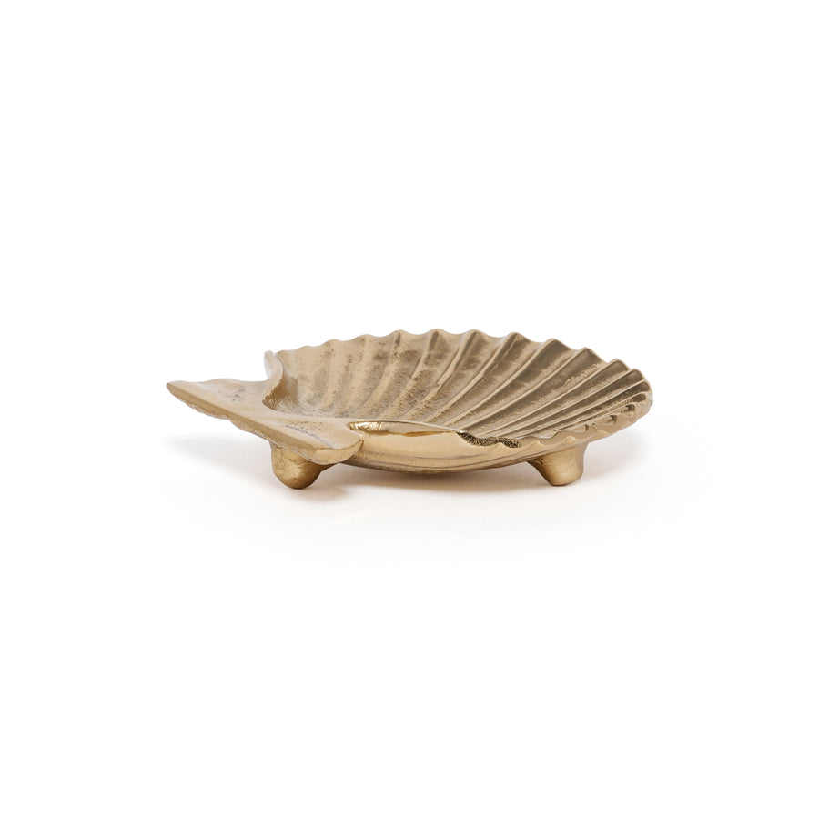 Sanibel Shell Tray - Raw Gold