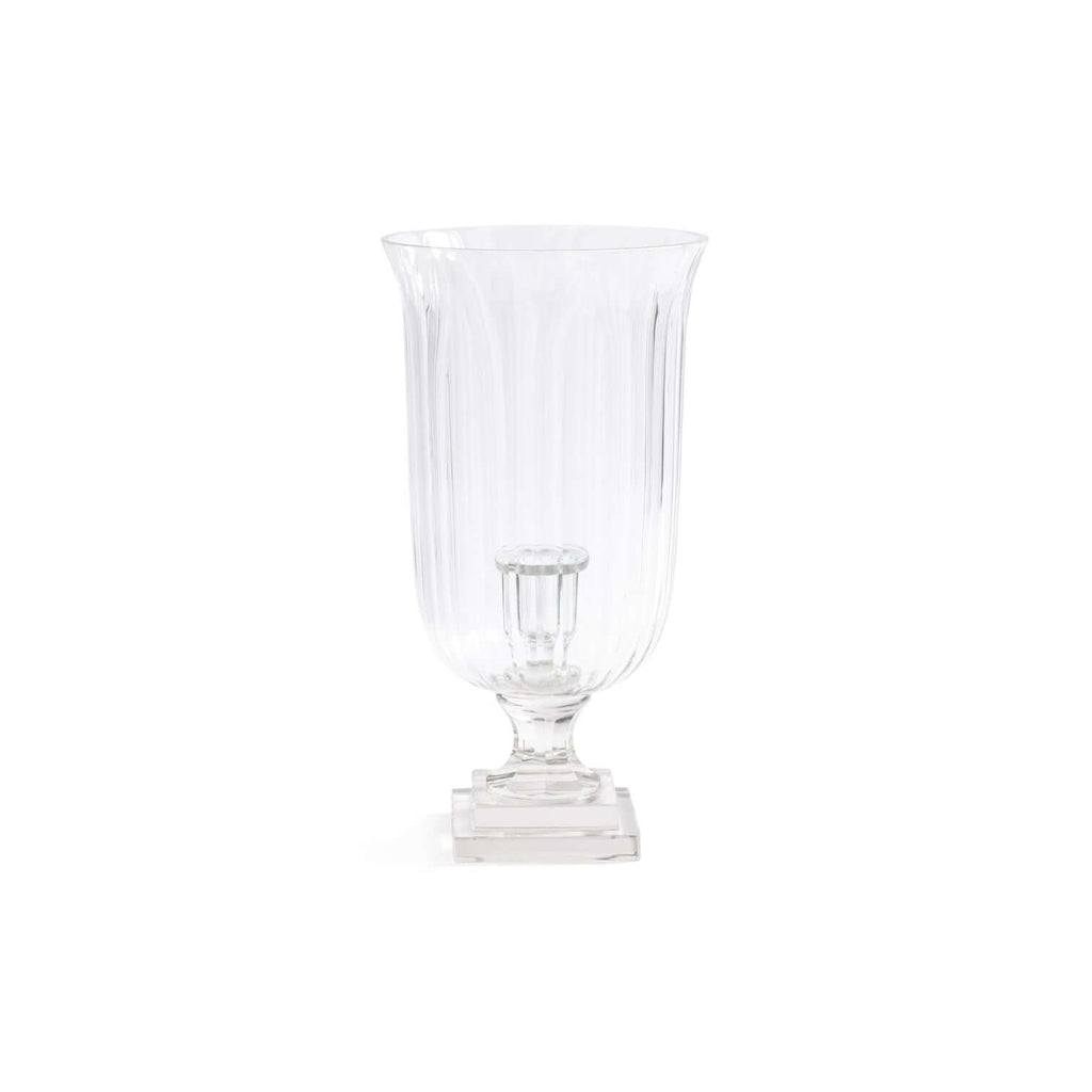 Maison de Verre Cut Glass Hurricane Taper Holder - CARLYLE AVENUE