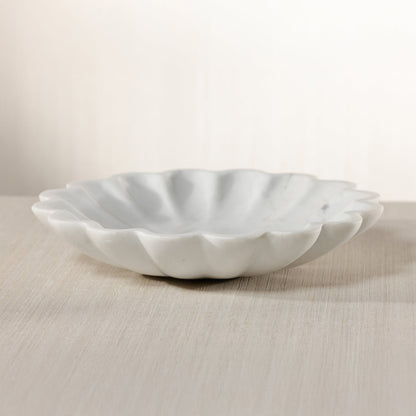 Scallop Flower Marble Bowl