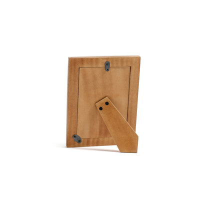 Nubia White Bone Ribbed Photo Frame