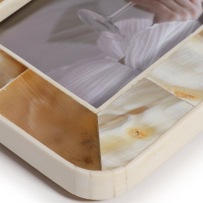 Dune African White Horn Photo Frame