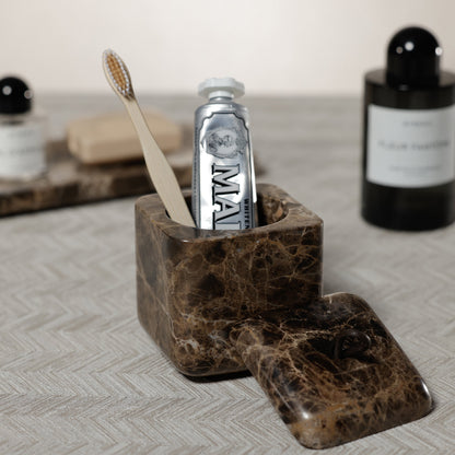 Marrón Emperador Marble Bath Collection