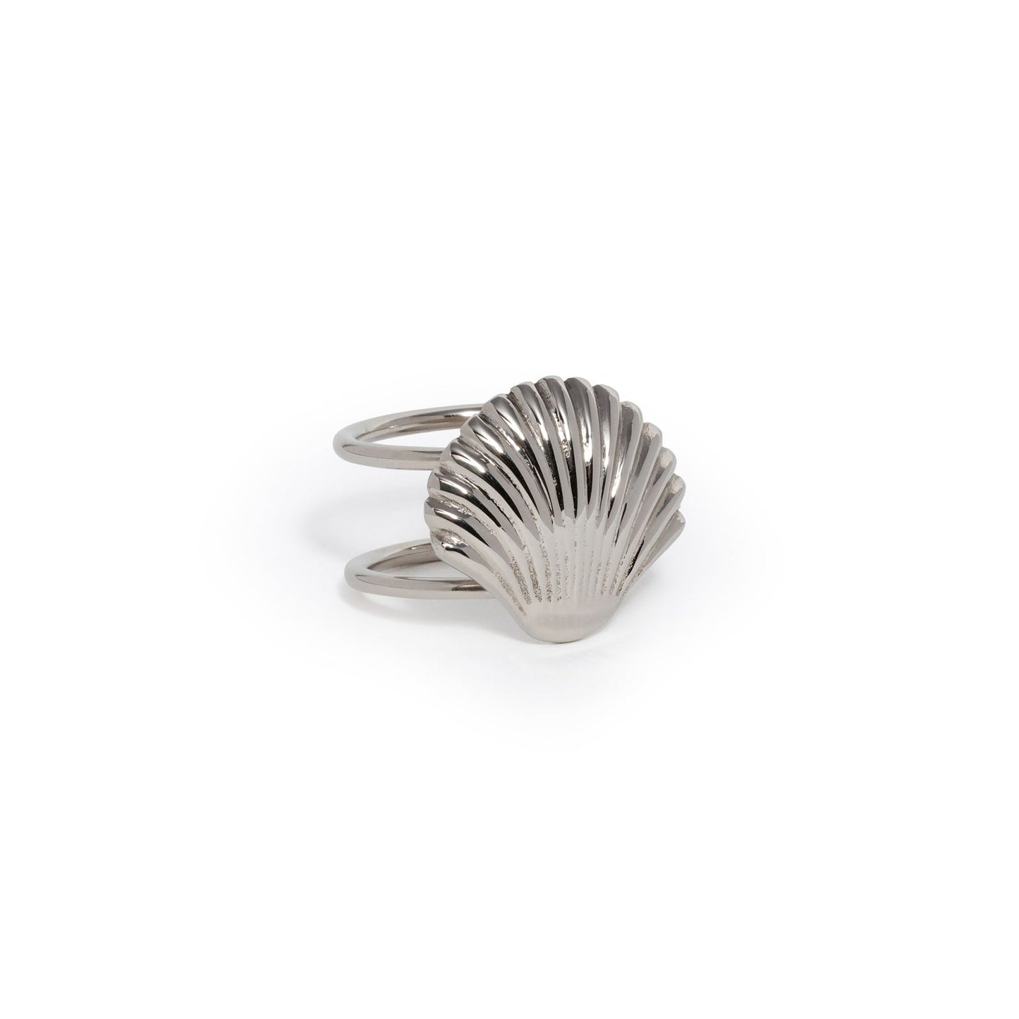 Cap Ferrat Fan Shell Napkin Ring - Set of 4 - CARLYLE AVENUE