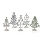 Rhinestone Decorative Trees - 5 Assorted Designs