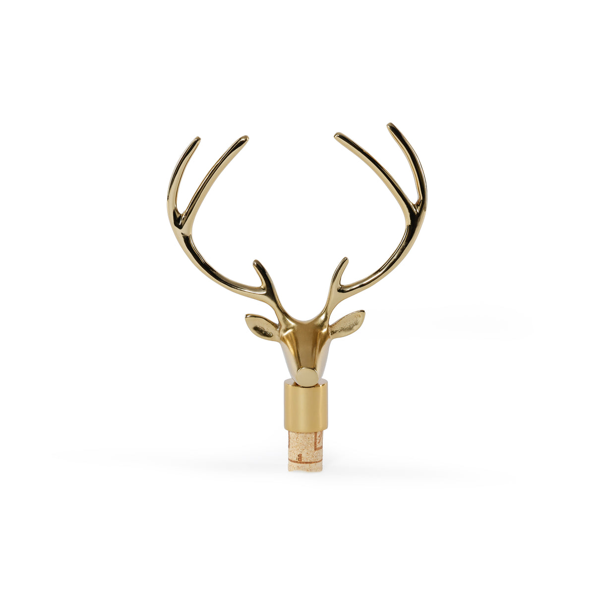 Gold Deer Bottle Stopper