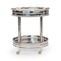 Le Vendôme Brasserie Vintage Nickel Bar / Food Cart and Serving Tray