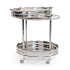 Le Vendôme Brasserie Vintage Nickel Bar / Food Cart and Serving Tray