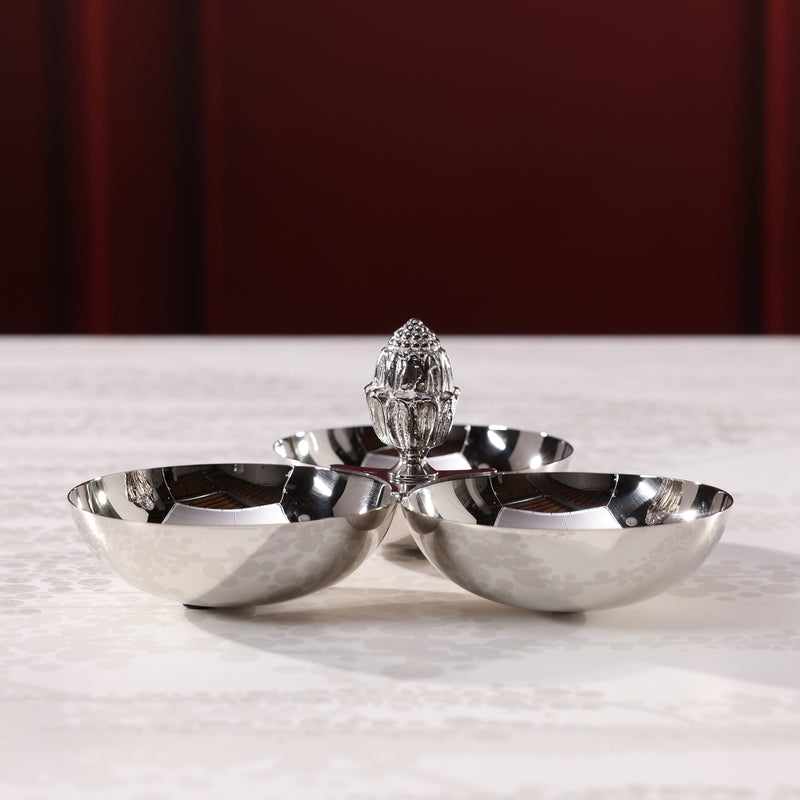 Acorn Trio Condiment Bowl