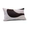 Saint-Gervais Hair on Leather Throw Pillow