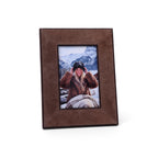 Saint-Gervais Suede Leather Photo Frame