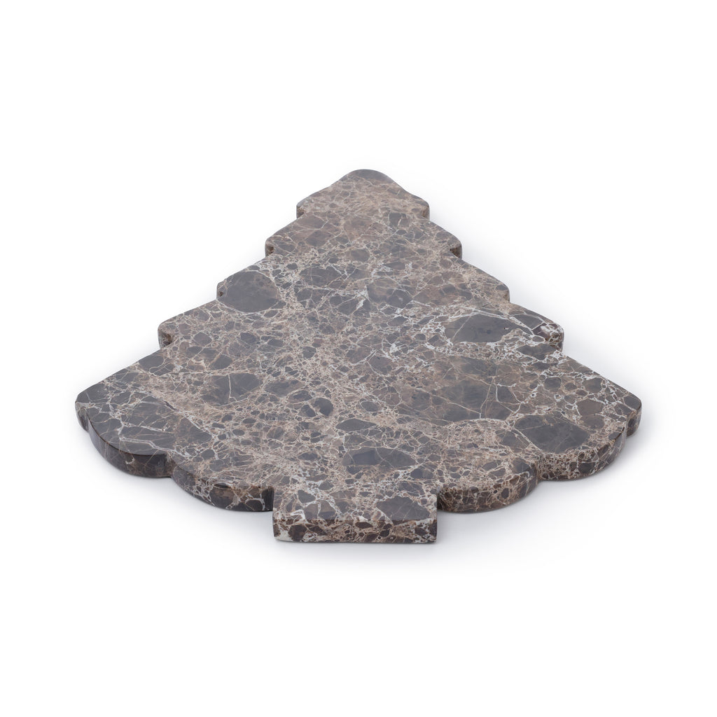 Marrón Emperador Marble Cheese & Charcuterie Board