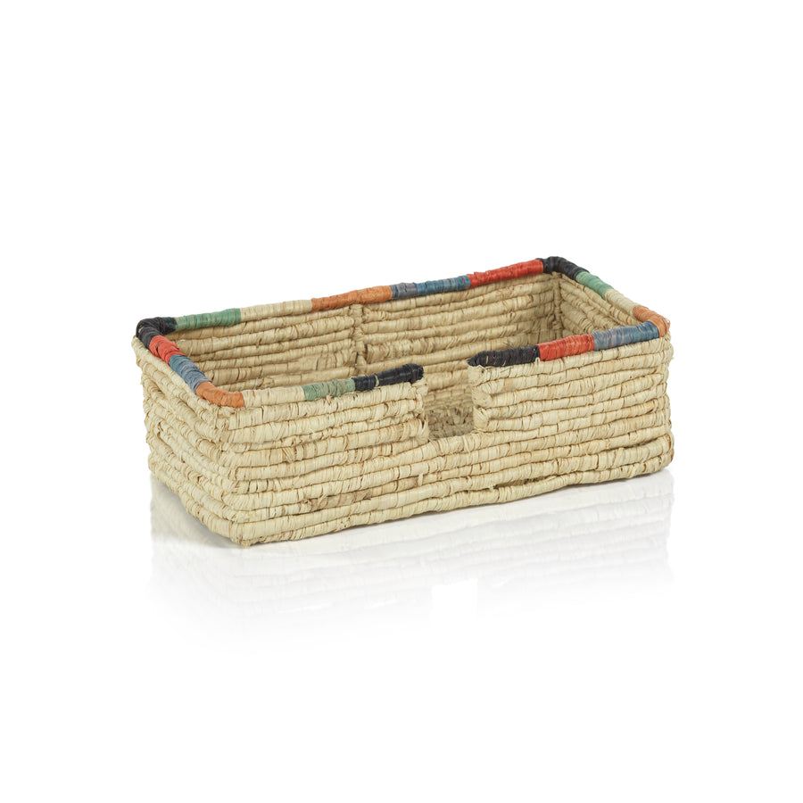 Tropezina Coiled Raffia Napkin Holder