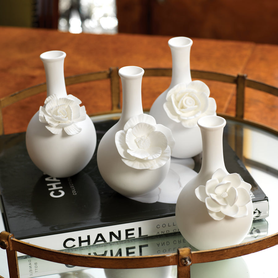 Cameo Porcelain Bud Vases | Set of 4 | Carlyle – CARLYLE AVENUE