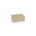 La Bocca Woven Raffia Box - Natural - Decorative Accessories by Carlyle Avenue