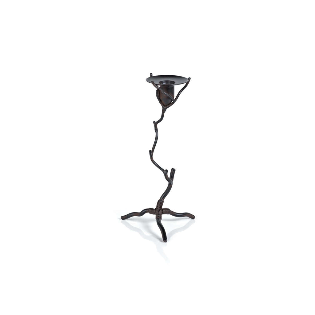 Twig  Design Wrought Iron Candle Holder - Candle Holders by Carlyle Avenue