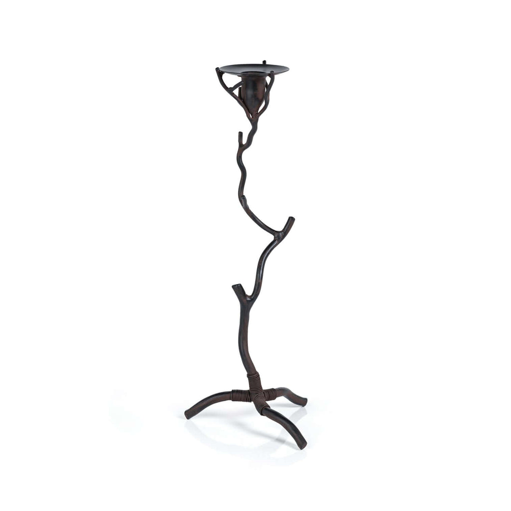 Twig  Design Wrought Iron Candle Holder - Candle Holders by Carlyle Avenue