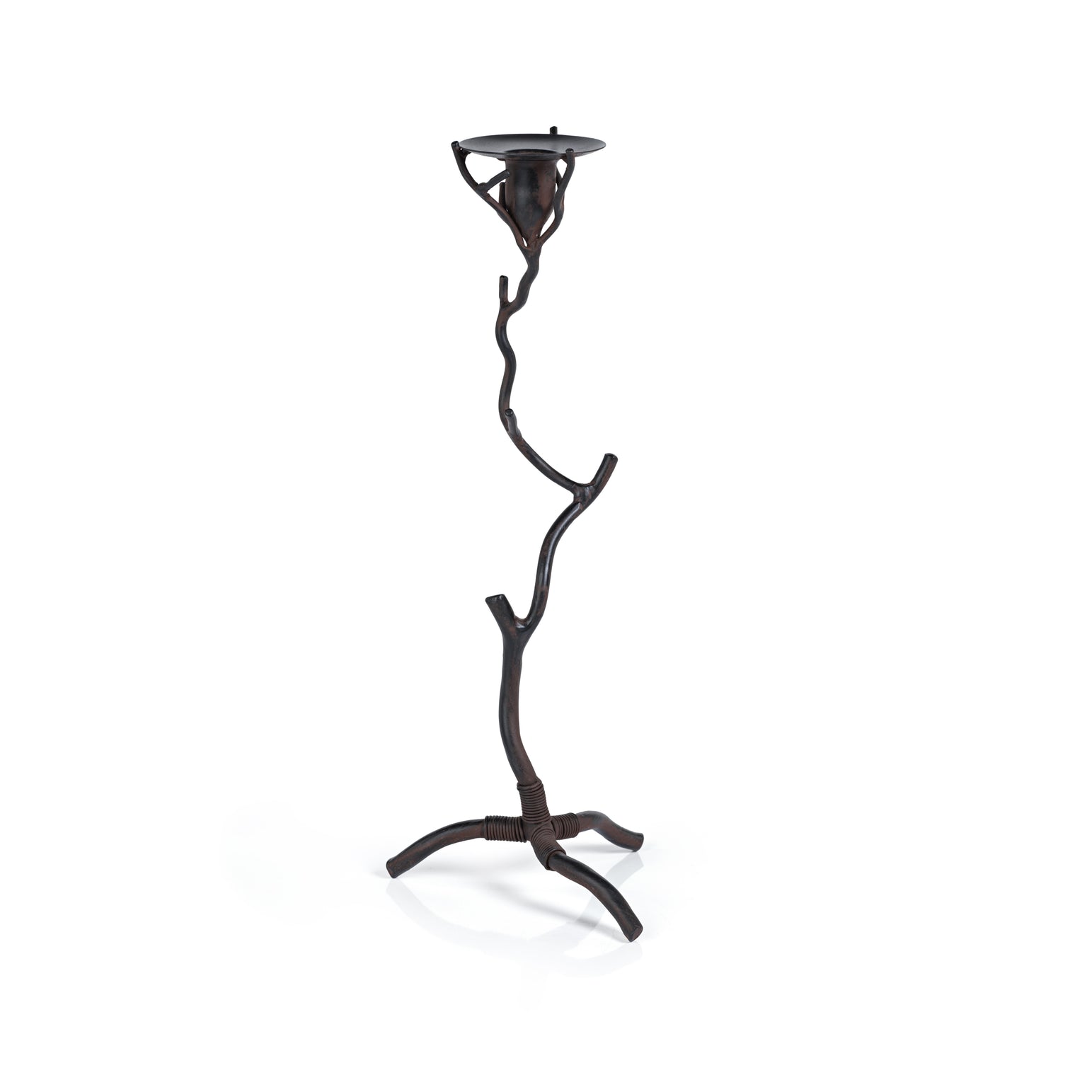 Twig  Design Wrought Iron Candle Holder - Candle Holders by Carlyle Avenue