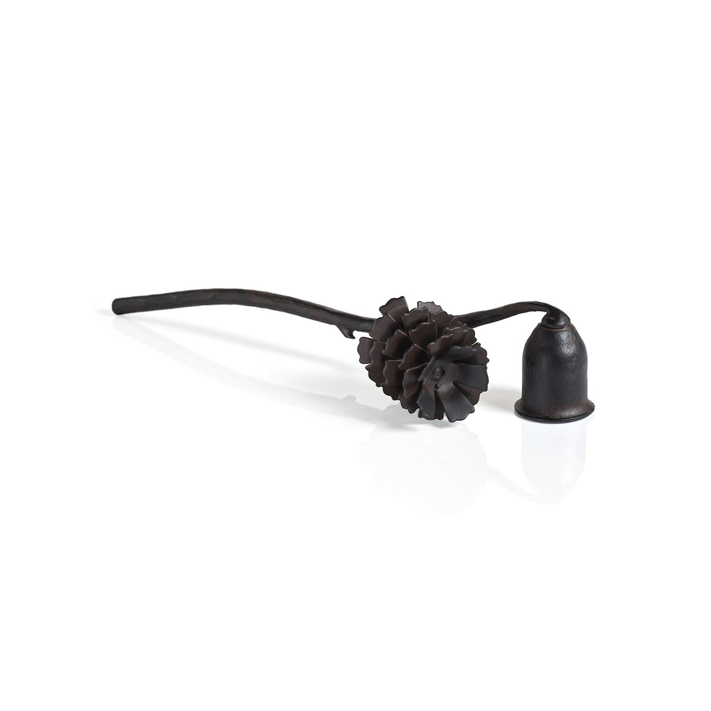 Pine Cone Design Wrought Iron Candle Snuffer