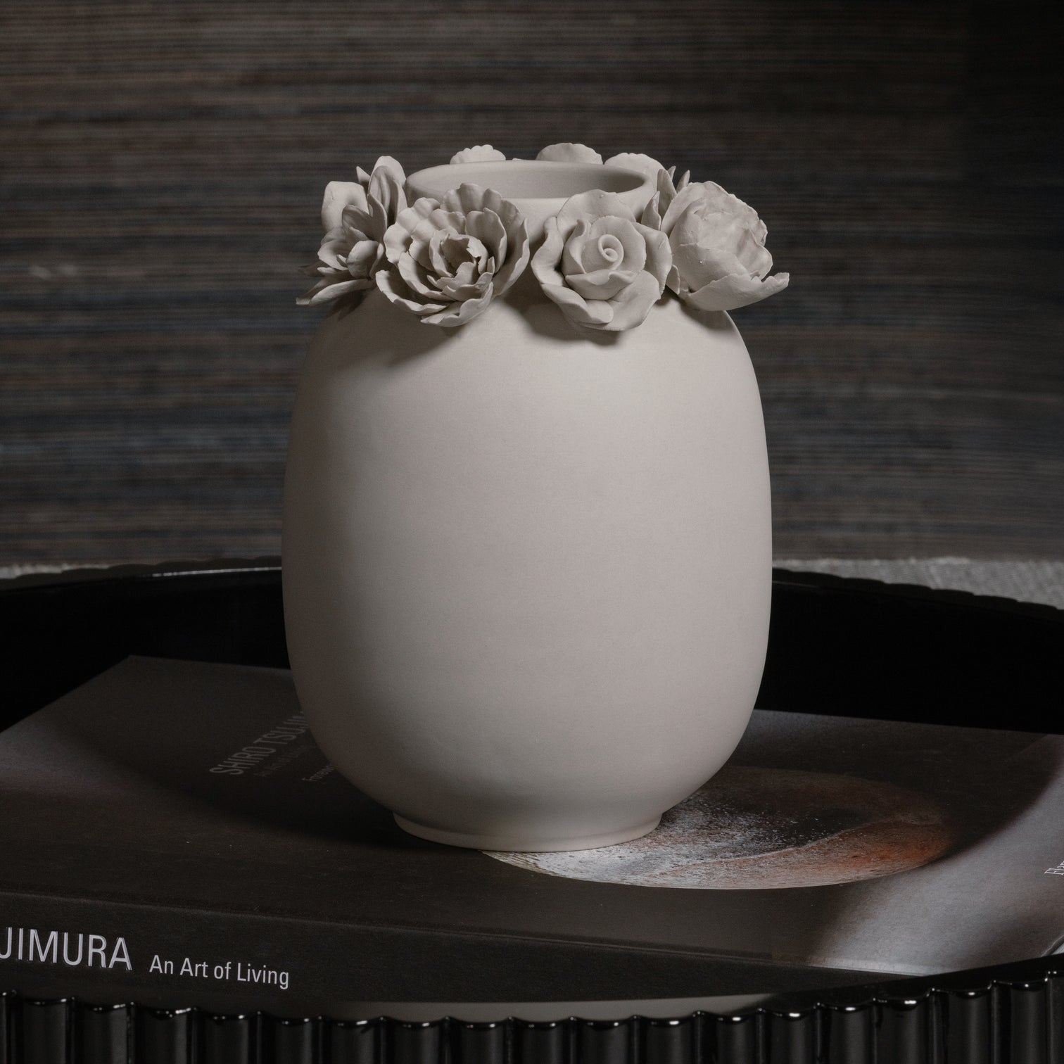 Zodax Petite Couronne Fine Bone China Vase in Taupe at Nordstrom Rack