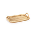 Tropique Rectangular Rattan Tray - Trays by Carlyle Avenue